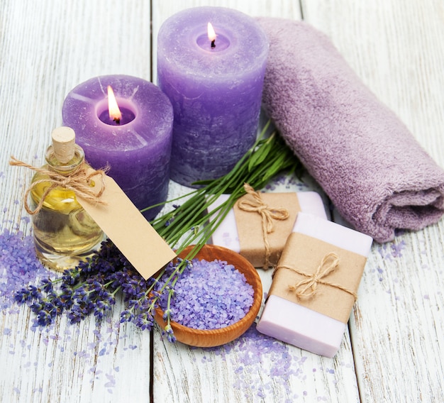 Lavanda con sapone