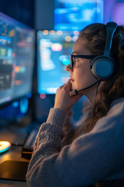 lavoro al computer a casa