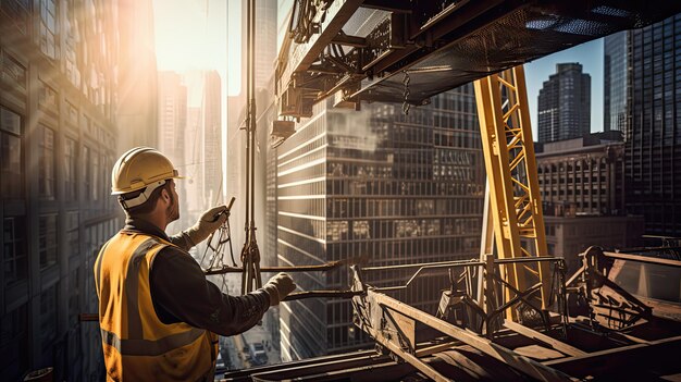 Lavoro di architettura edificio grattacielo