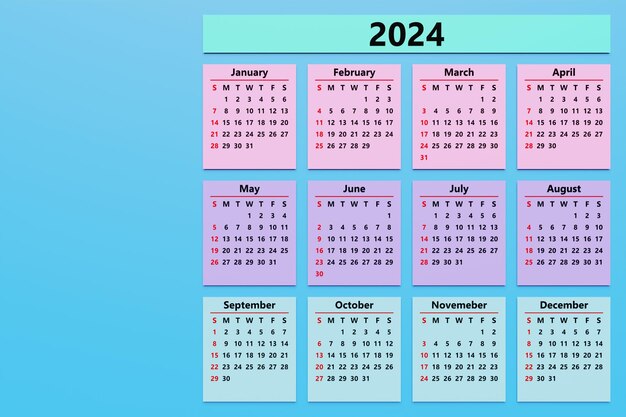 Layout del calendario semplice per il 2021 La settimana inizia lunedì