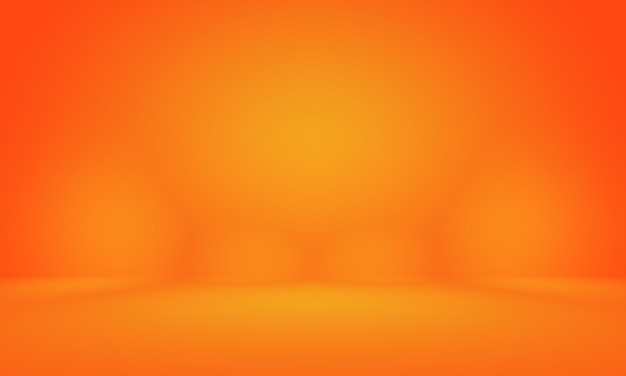 Layout di sfondo arancione liscio astratto modello web designstudioroom Report aziendale con colore sfumato cerchio liscio
