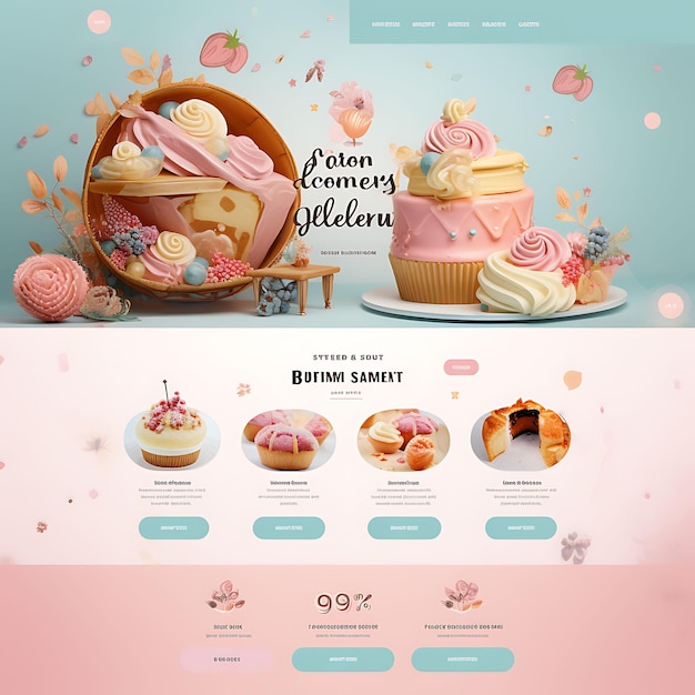 Layout Web Design retrò vintage con tocchi creativi e un'estetica professionale