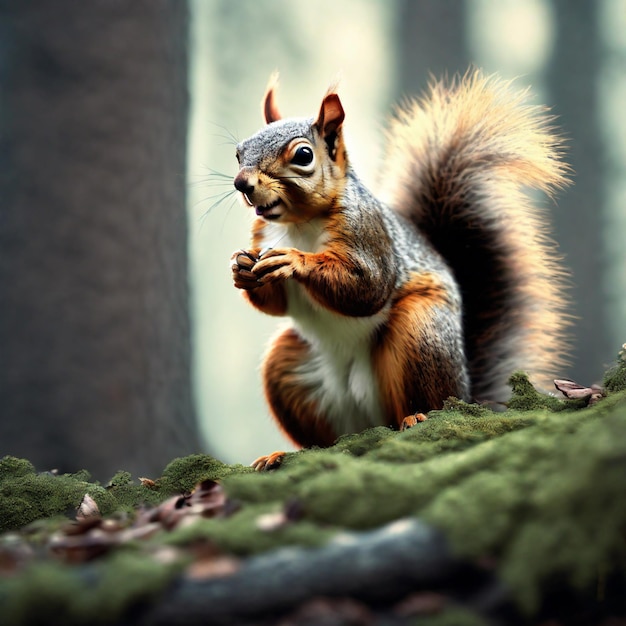 Le avventure nel bosco dello scoiattolo: una storia della foresta