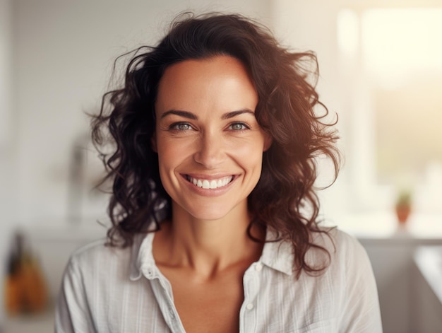 Le belle donne di mezza età sorridono