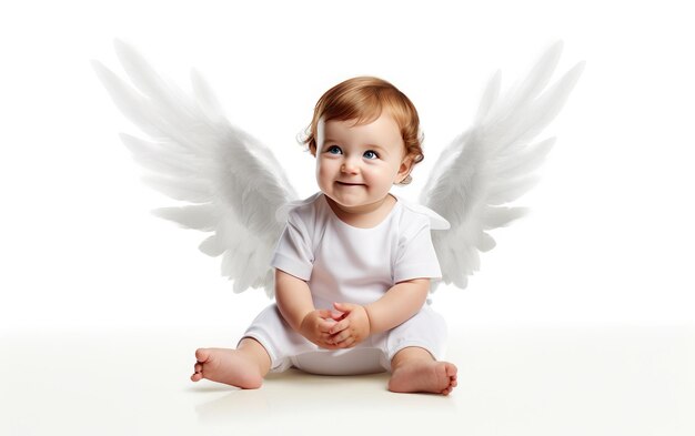 Le buffonate angeliche di Baby39 svelate isolate su uno sfondo trasparente