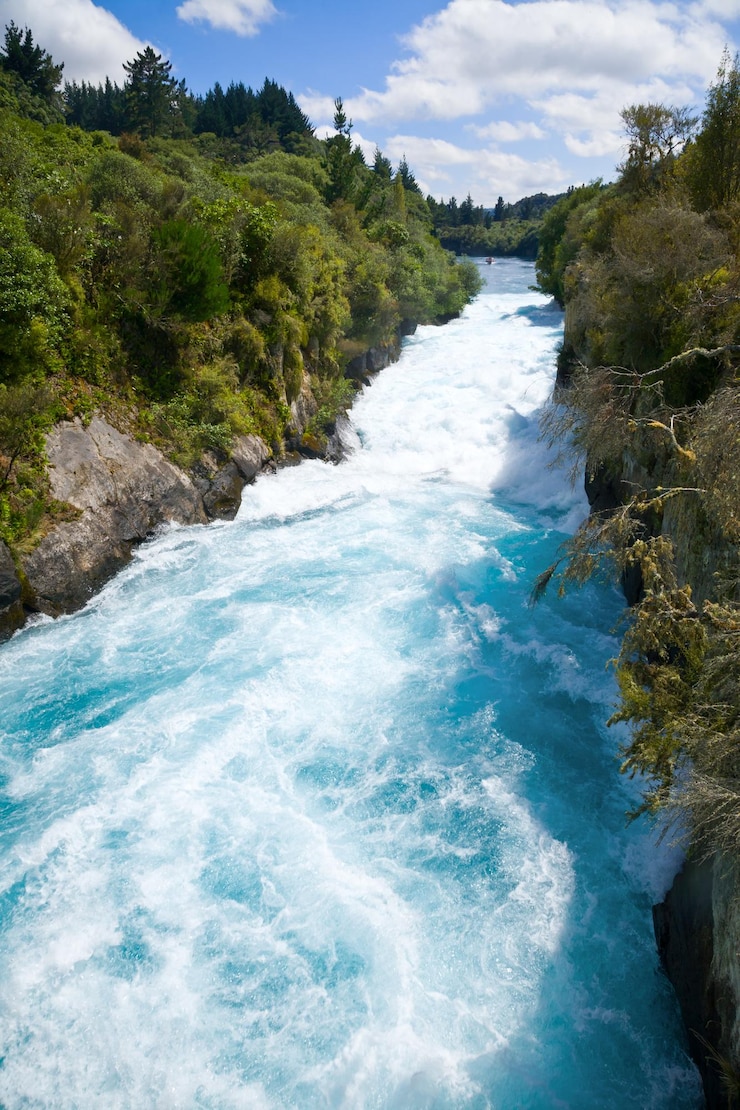 Foto le cascate di huka