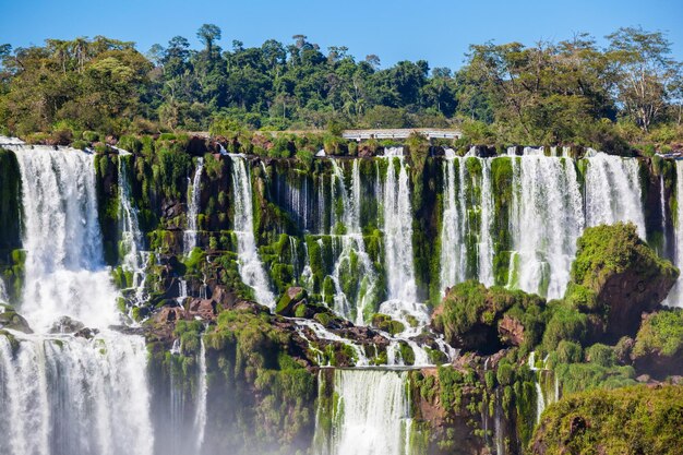 Le cascate di Iguazu (Cataratas del Iguazu) sono cascate del fiume Iguazu al confine tra Argentina e Brasile. Iguazu sono il più grande sistema di cascate del mondo.