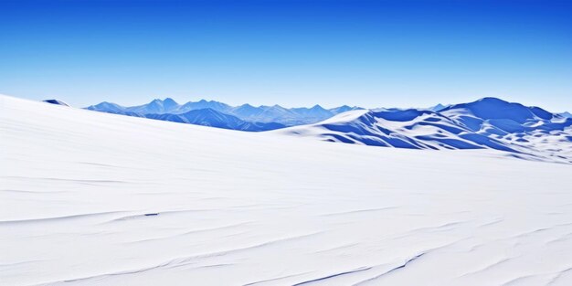 Le cime delle montagne invernali sono coperte di neve Paesaggio sciistico Freeriding Sport invernali IA generativa