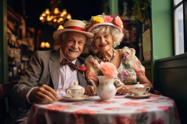 Le coppie anziane si godono un viaggio romantico dopo il pensionamento