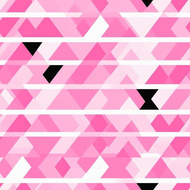 Le forme geometriche rosa e nere sono su uno sfondo rosa.