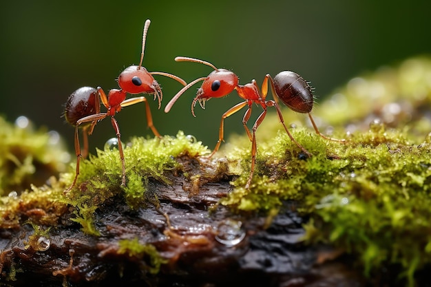 Le formiche al lavoro in una prospettiva macro