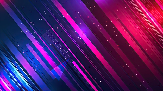 le linee viola e rosa dell'arcobaleno