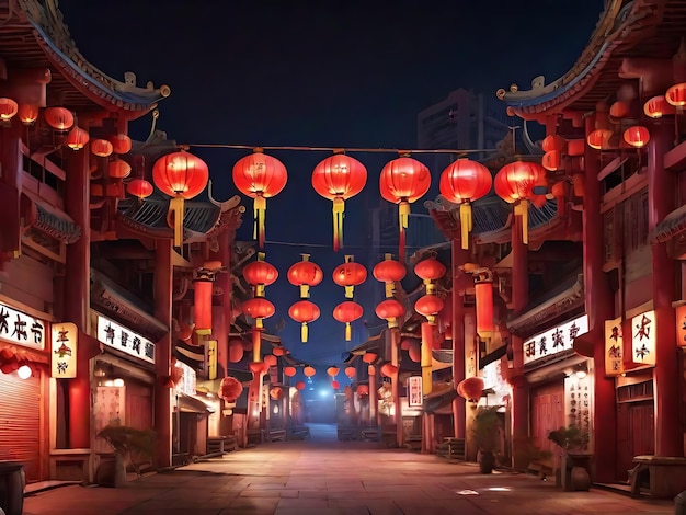 Le luci notturne di China Town