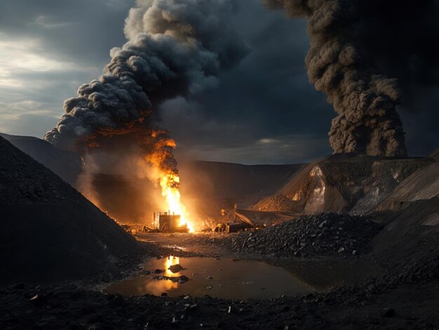 Le miniere di rame hanno devastato il paesaggio, danneggiato l'ambiente e inquinato