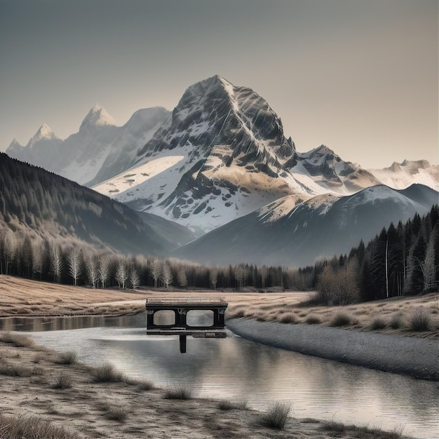 le montagne sono sullo sfondo