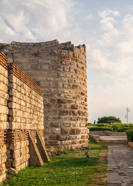 Le mura della fortezza di Nesebar, Bulgaria