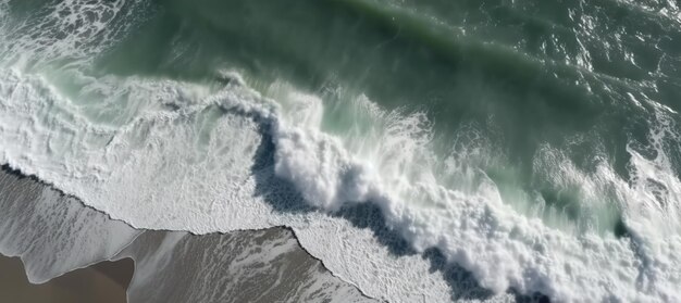 Le onde dell'oceano visualizzano il fondo astratto dell'acqua del paesaggio marino