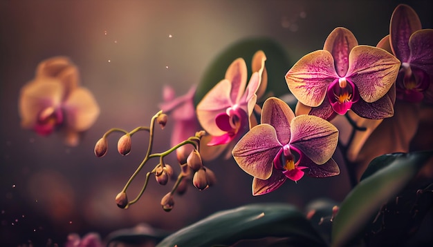 Le orchidee sono un simbolo di amore e felicità.