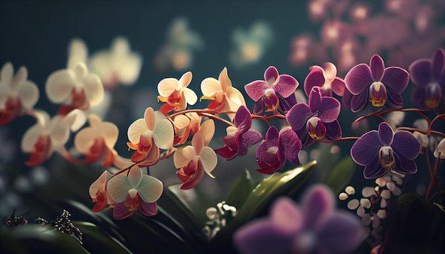 Le orchidee sono un simbolo di amore e felicità.