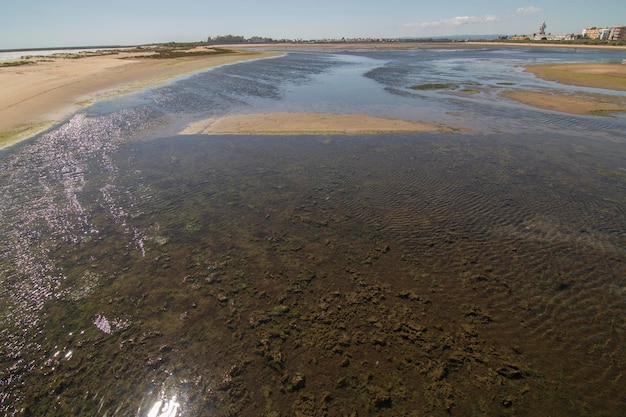 Le paludi di Isla Cristina a Huelva in Spagna