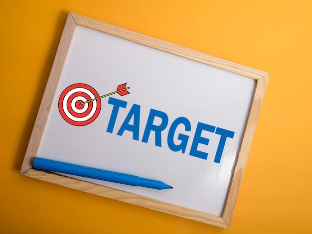 Le parole motivazionali di Target Business citano il concetto
