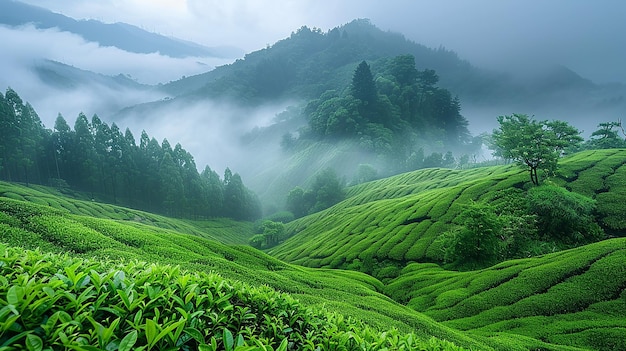 le piantagioni di tè sono una fonte di energia per le piantagione di tè