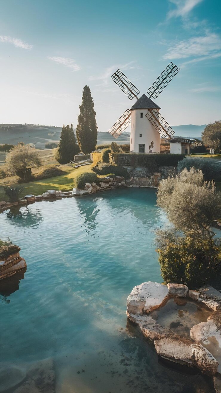 Foto le più famose piscine termali naturali della toscana, le pittoresche terme di mulino vecchio thermal
