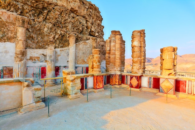 Le rovine del palazzo della Masada di re Erode