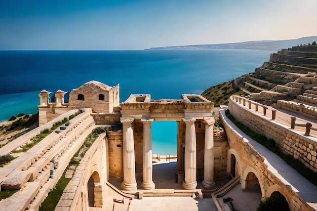 Le rovine del teatro romano di paphos