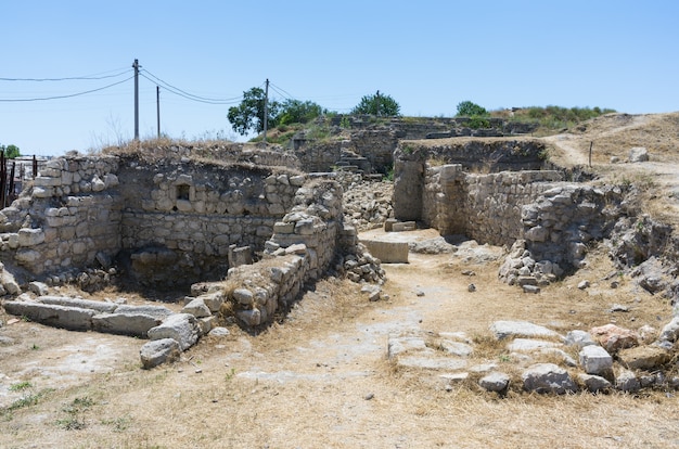 Le rovine della città antica