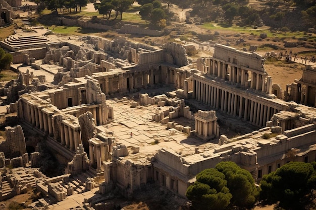 le rovine della città antica