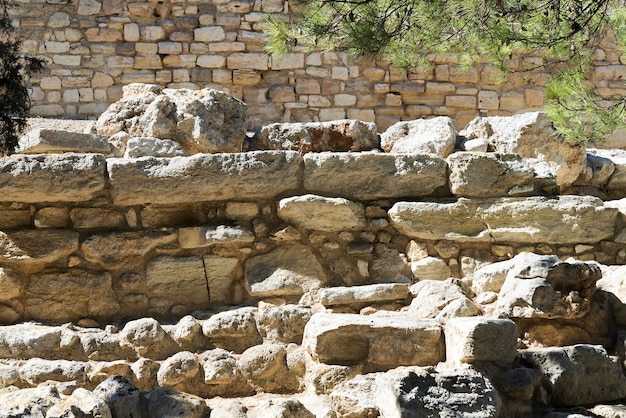 Le rovine della Fondazione del Palazzo di Cnosso