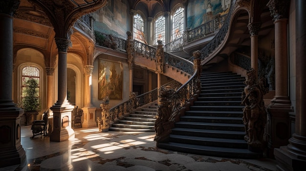 Le scale del palazzo di versailles