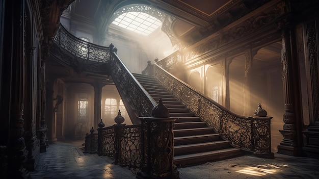 Le scale del palazzo