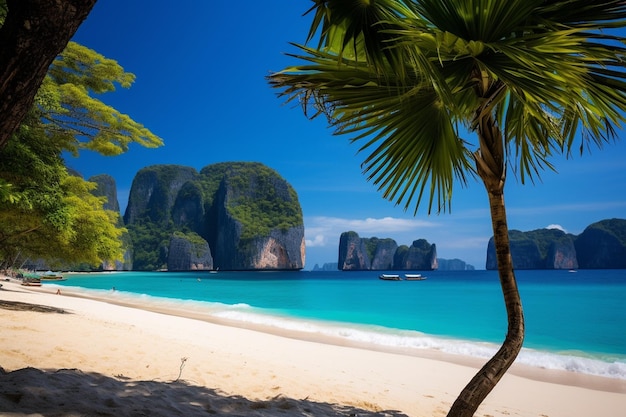 Le spiagge delle isole Ko Phi Phi e la penisola di Rai Ley sono incorniciate da straordinarie scogliere calcaree