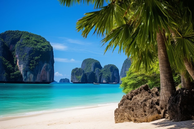 Le spiagge delle isole Ko Phi Phi e la penisola di Rai Ley sono incorniciate da straordinarie scogliere calcaree