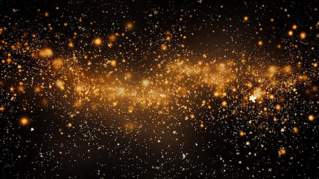 Le stelle luccicanti d'oro