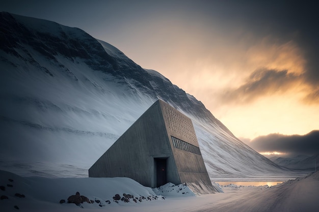 Le Svalbard, una provincia artica norvegese, ospitano il Seed Vault