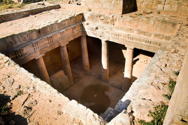 Le tombe dei re patrimonio mondiale dell'UNESCO nella città di Paphos, Cipro