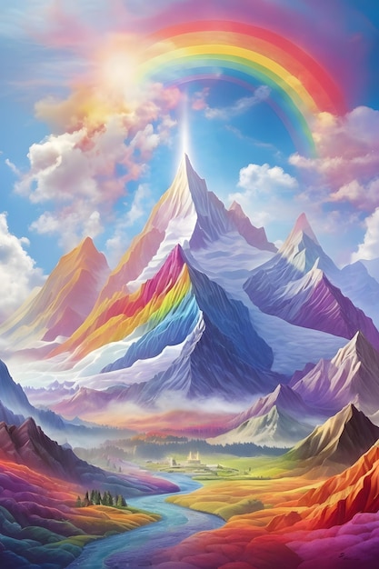 Le vette dell'arcobaleno dell'armonia
