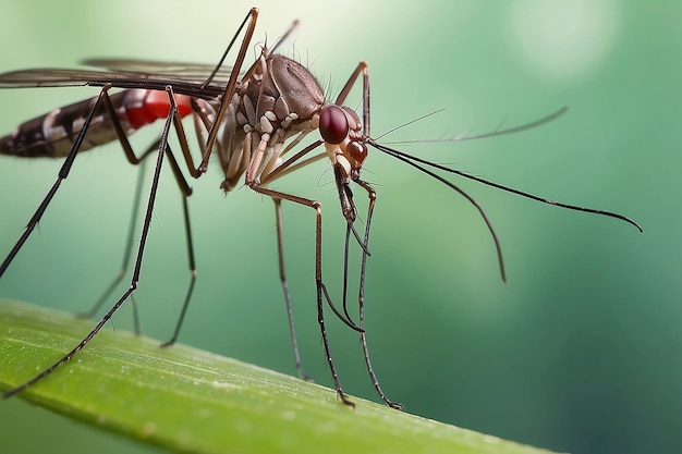 Le zanzare in natura da vicino