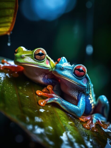 Leaping Life: l'incantevole esistenza di una rana nel cuore tranquillo della natura selvaggia.