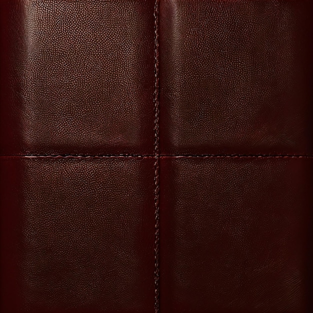 Leather Texture Leather Surface Colorful Leather un primo piano di un divano di pelle marrone con un st rosso