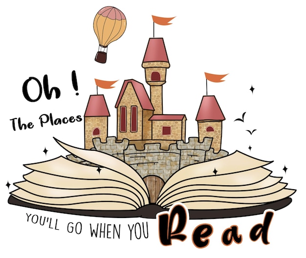 leggere libri citazioni adesivo