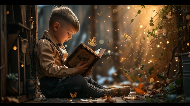 leggere un libro di storie magiche