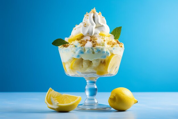 LemonIceCreamSundaeBlueBackdrop