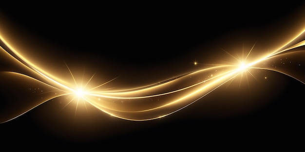 Lenti orizzontali flares pack raggi laser raggi di luce orizzontale effetto png oro chiaro