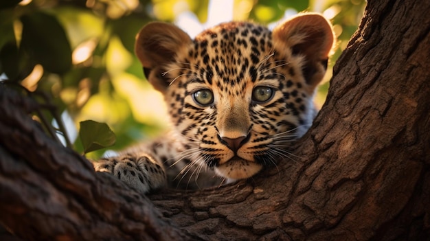 Leopardo della pantera del cucciolo