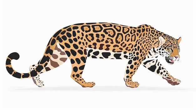 leopardo isolato
