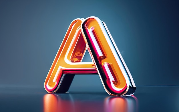 Lettera A in 3D